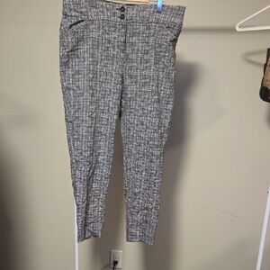 Penningtons Gray Textured Dress Pants Size 18